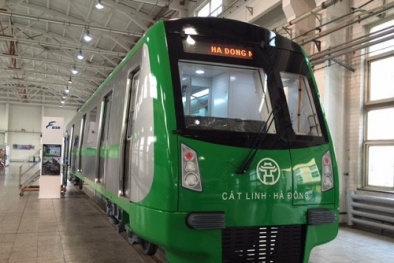 Đường sắt đô thị Cát Linh - Hà Đông sẽ chạy thử vào tháng 10/2017