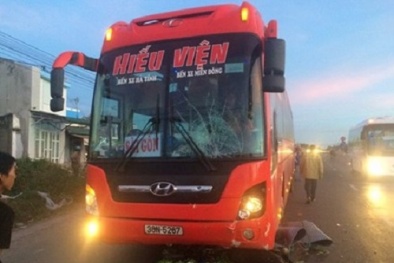 Tai nạn giao thông nghiêm trọng ngày 1/1: Xe khách tông chết người đi chợ sáng sớm