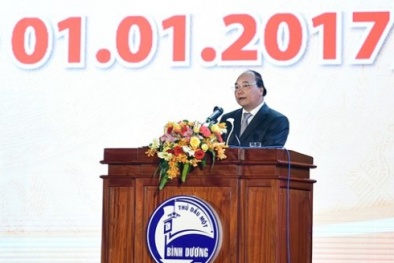 Thủ tướng Nguyễn Xuân Phúc: Bình Dương phải là thành phố công nghiệp kiểu mẫu