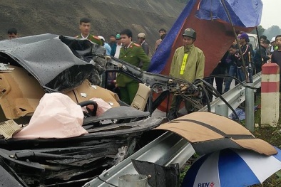 Tai nạn trên cao tốc Hà Nội - Lào Cai, giám đốc ngân hàng tử vong