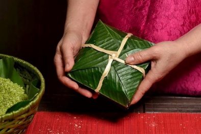 Bánh chưng 600.000 đồng một cặp vẫn cháy hàng ở Hà Nội