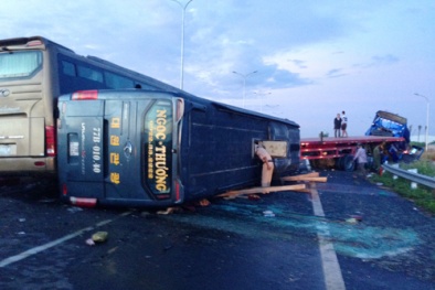 Tai nạn trên cao tốc Long Thành - Dầu Giây, nhiều người nhập viện