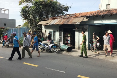 Thùng phuy phát nổ hất văng 1 người ra xa 10m tử vong tại chỗ
