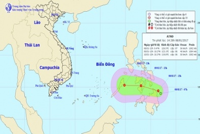 Dự báo thời tiết: Xuất hiện áp thấp nhiệt đới gần biển Đông