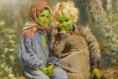 Đi tìm nguồn gốc 2 đứa trẻ da xanh bí ẩn đến từ 'thế giới lòng đất'