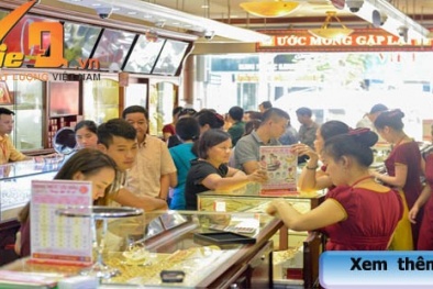 Giá vàng trong nước ngày 17/1/2017 vàng đột ngột giảm, diễn biến khó lường