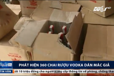 Rượu Vodka giả tràn lan trên thị trường ngày Tết