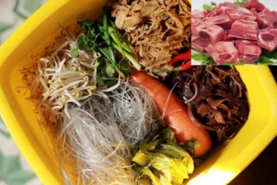 Bí quyết nấu miến măng sườn thơm ngon ngày lễ Tết 