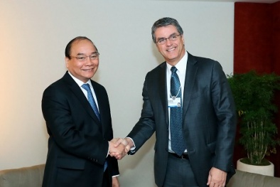 Thủ tướng Nguyễn Xuân Phúc tiếp lãnh đạo WB, WTO