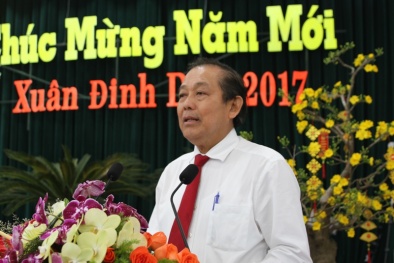Phó Thủ tướng Trương Hòa Bình chúc tết Đảng bộ, nhân dân Long An