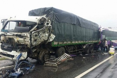 Cập nhật tin mới nhất tai nạn giao thông liên hoàn trên quốc lộ 1A