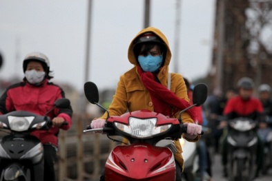 Nhiệt độ Hà Nội xuống 13 độ C do ảnh hưởng không khí lạnh