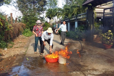 Nước giếng bốc cháy ở Buôn Ma Thuột?