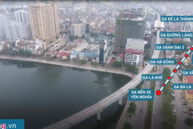 Toàn cảnh tuyến đường sắt trên cao sắp hoạt động