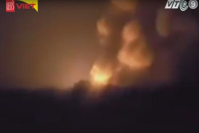 Kinh hoàng nổ bình gas tại Pháp suốt 2 tiếng