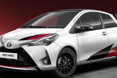Cận cảnh chiếc Toyota Yaris 2017 siêu mạnh chuẩn bị được ra mắt