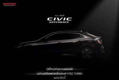 Honda Civic Hatchback 2017 chuẩn bị ra mắt tại Thái Lan có gì mới?
