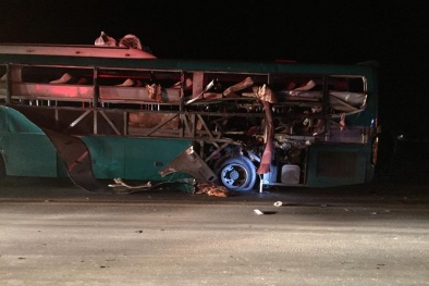 Tin mới vụ nổ xe khách tại Bắc Ninh, ít nhất 2 người thiệt mạng