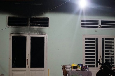 Cháy nhà trong đêm, 4 người trong một gia đình tử vong