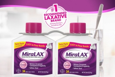 Tác dụng phụ đáng sợ khi lạm dụng thuốc trị táo bón Miralax