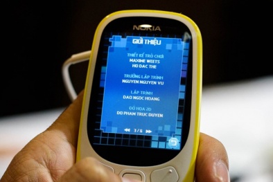 Game rắn săn mồi trên Nokia 3310 do người Việt làm