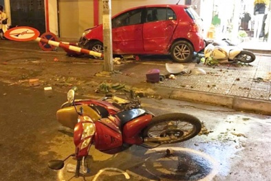 Tài xế 'xe điên' đâm liên tiếp hàng loạt xe trên phố khai gì?