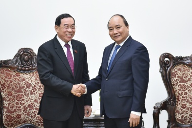 Thủ tướng Chính phủ tiếp Bộ trưởng Công chính và Vận tải Lào