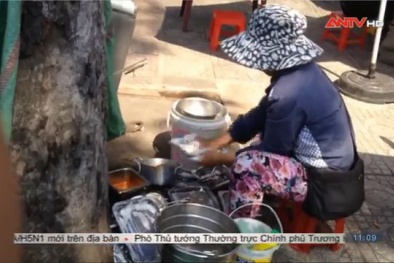 Rùng mình trước quán ăn vỉa hè