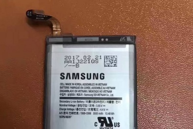 Rò rỉ pin 3.500 mAh được cho là của Samsung Galaxy S8 Plus