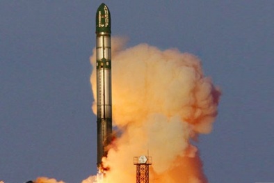 Tên lửa đạn đạo Sarmat có thể diệt mục tiêu chớp nhoáng ở bất cứ đâu trên thế giới