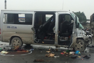 Tin mới vụ xe đón dâu gặp tai nạn kinh hoàng ở Hà Nam làm 17 người thương vong