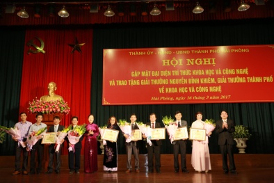 Hải Phòng: Trao giải thưởng cho 6 công trình xuất sắc về KH&CN