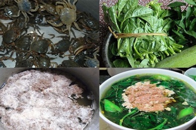 Bí quyết nấu canh cua ngon nhất cho mùa hè