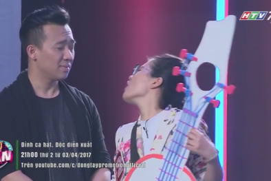 Trấn Thành bị phun nước bọt vào mặt trên sóng truyền hình