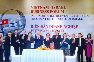 Việt Nam - Israel ký kết tăng cường hợp tác chung về đổi mới công nghệ