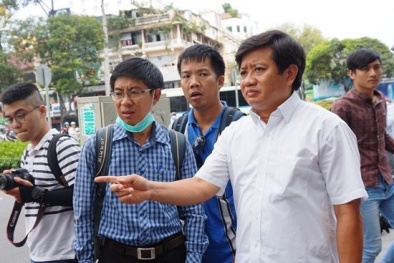 Ông Đoàn Ngọc Hải tháo mái che 'khủng' trước Saigon Centre