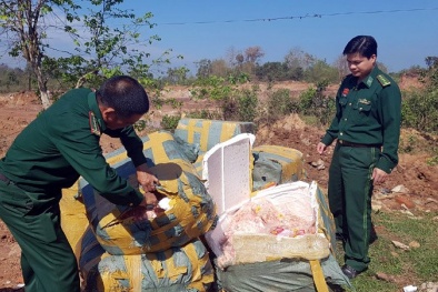 700kg thịt gân gà không rõ nguồn gốc 'suýt' chót lọt vào Việt Nam