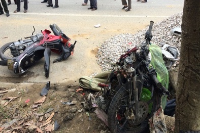 Tai nạn giao thông ngày 1/4: 2 người bị ô tô tông văng 50m, nguy kịch