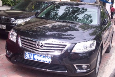 Biển xe 80A, 80B cấp cho doanh nghiệp bị thu hồi mang đi đấu giá
