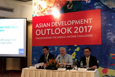 ADB: Việt Nam sẽ tăng trưởng 6,5% trong năm 2017 và 6,7% trong năm 2018