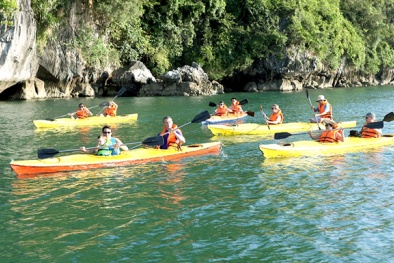 Vì sao mở lại dịch vụ kayak trên vịnh Hạ Long?