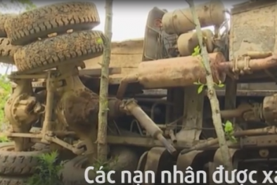 Hiện trường vụ xe tải lao xuống vực sâu 100 m làm 4 người tử vong