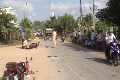 Tai nạn giao thông ngày 17/4: 4 xe máy tông liên hoàn, 7 người thương vong