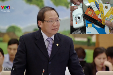 Bộ trưởng Trương Minh Tuấn trả lời chất vấn về vấn nạn tin nhắn rác và sim rác