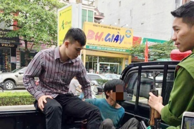 Người đàn ông tâm thần bị bắt trói vì dân nghi là bọn bắt cóc trẻ em