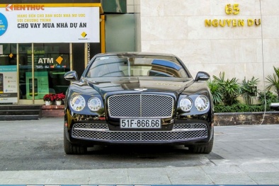 Cận cảnh vẻ đẹp siêu xe sang Bentley, biển tứ quý của ‘quý tử’ nhà Novaland