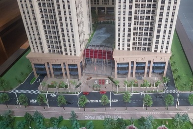 Chủ đầu tư dự án Home City đã mở lối đi tạm cho cư dân