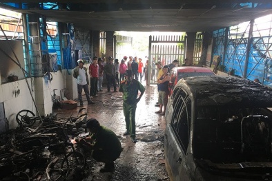 Bình Thuận: Khách sạn bốc cháy dữ dội, du khách nhảy lầu thoát thân