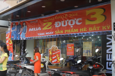 Nhiều ngành hàng khuyến mãi ‘khủng’ dịp nghỉ lễ 30/4 và 1/5