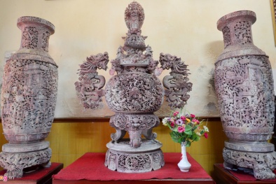 Bộ tác phẩm ‘Tam bảo vĩnh hằng’ được trả giá 15 tỷ đồng ở Hà Nội có gì đặc biệt?